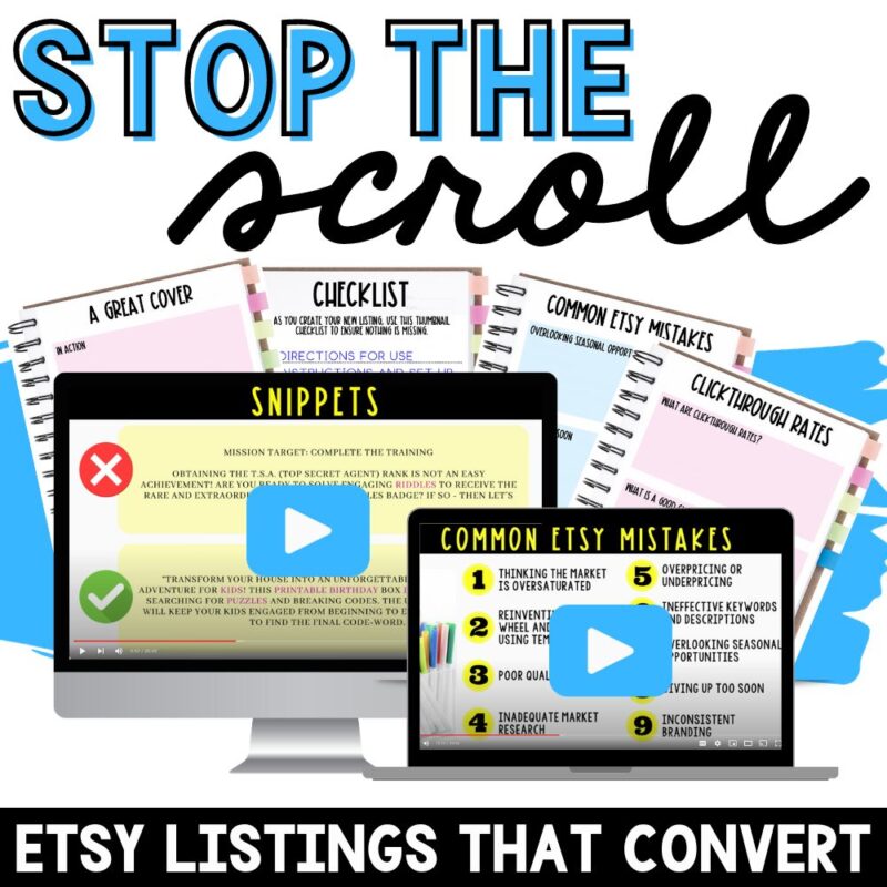 Stop the Scroll - Etsy Listings that Convert