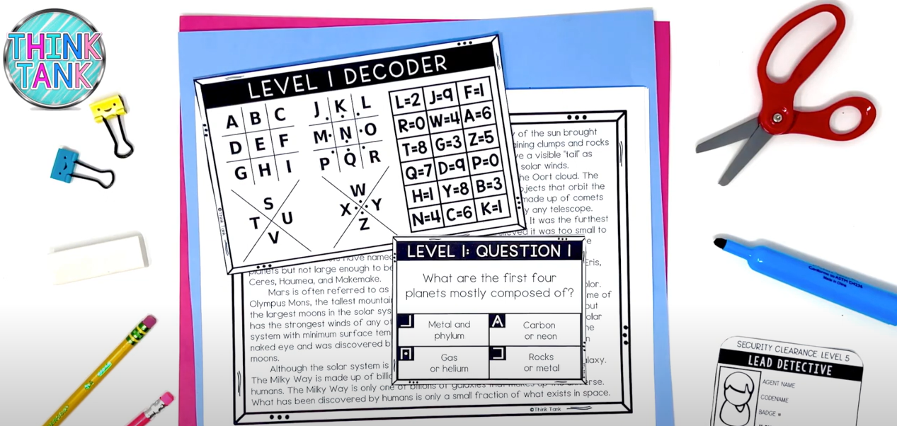 Task Card Escape