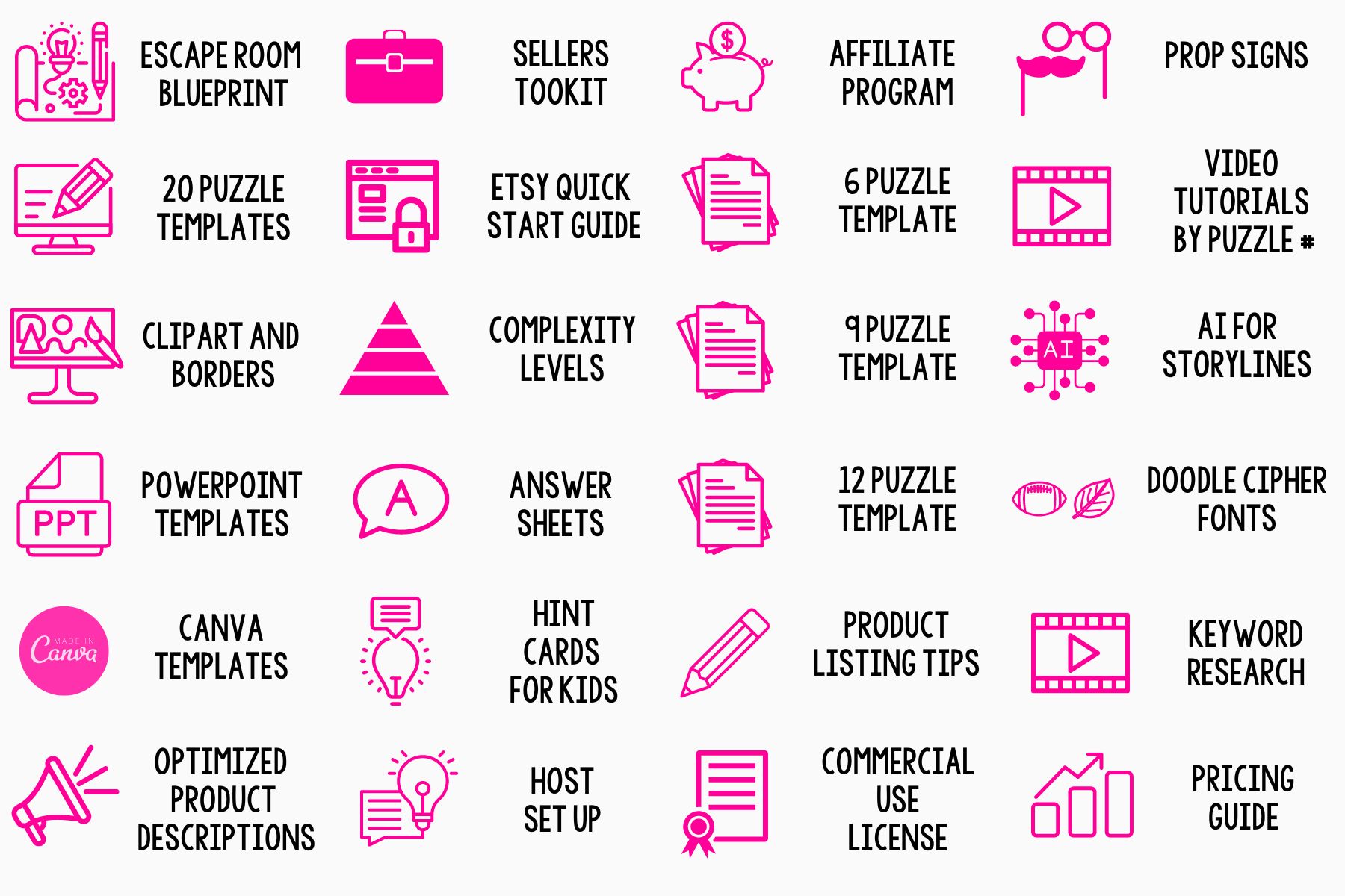 Easy Escape Rooms Printables for Kids