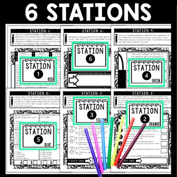 Halloween Around the World Cube Stations - Reading Comprehension Activity - Image 3