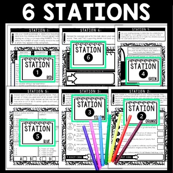 Patrick Henry Revolutionary War Cube Stations - Reading Comprehension Activity - Image 3