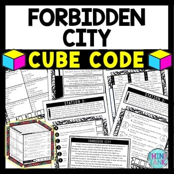 Forbidden City Ancient China Cube Stations - Reading Comprehension Activity