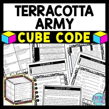 Terracotta Army Ancient China Cube Stations - Reading Comprehension Activity