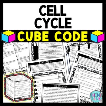 Cell Cycle Cube Stations - Reading Comprehension Activity - Biology