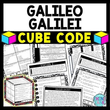 Galileo Galilei Cube Stations - Reading Comprehension Activity - Solar System