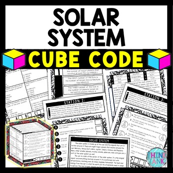 Solar System Cube Stations - Reading Comprehension Activity - Planets