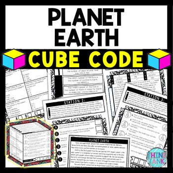 Planet Earth Cube Stations - Reading Comprehension Activity - Solar System