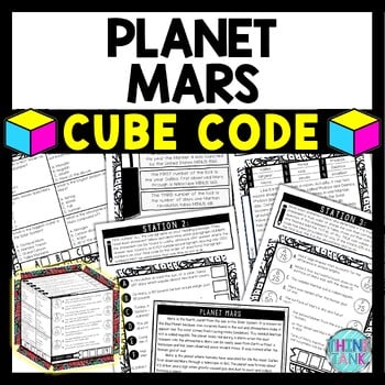 Planet Mars Cube Stations - Reading Comprehension Activity - Solar System