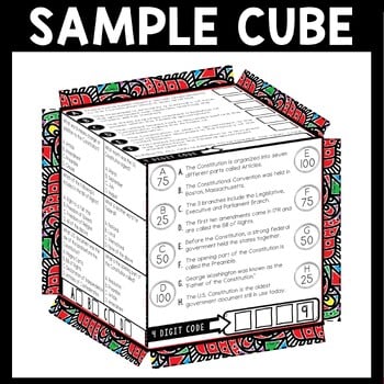 Martin Luther King Jr Cube Stations - Reading Comprehension Activity - MLK Day - Image 4