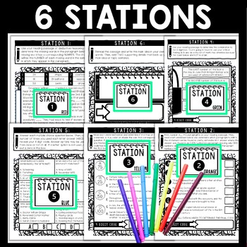 Salem Witch Trials Cube Stations - Reading Comprehension Activity - Image 3