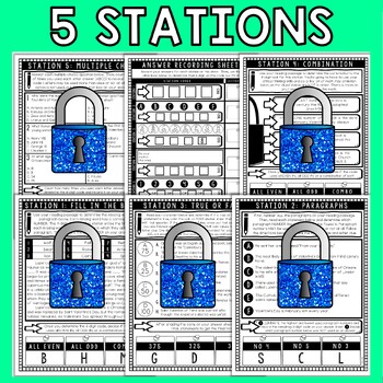 Valentine's Day Escape Room Stations - Reading Comprehension Activity - Image 3