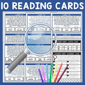 Declaration of Independence Scavenger Hunt - Reading Comprehension Activity - Image 3