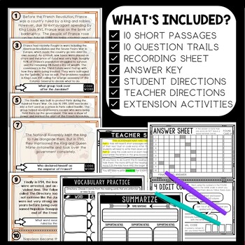 French Revolution Scavenger Hunt Reading Comprehension Activity - Image 2