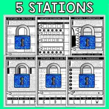 Water Cycle Escape Room Stations - Reading Comprehension Activity - Image 3