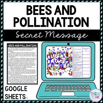 Bees and Pollination Secret Message Activity for Google Sheets™