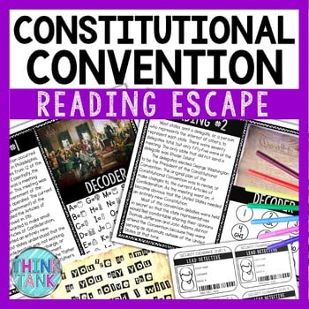 Constitutional Convention Reading Comprehension and Puzzle Escape Room