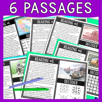Lewis and Clark Expedition Reading Comprehension and Puzzle Escape Room - Image 2