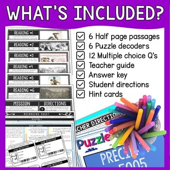 California Gold Rush Reading Comprehension and Puzzle Escape Room - Image 3