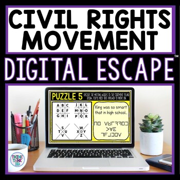Civil Rights Movement DIGITAL 360 Escape Room