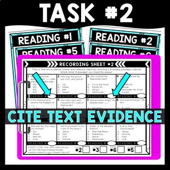 Ancient Mesopotamia Escape Room Scavenger Hunt - Reading Comprehension - Image 4