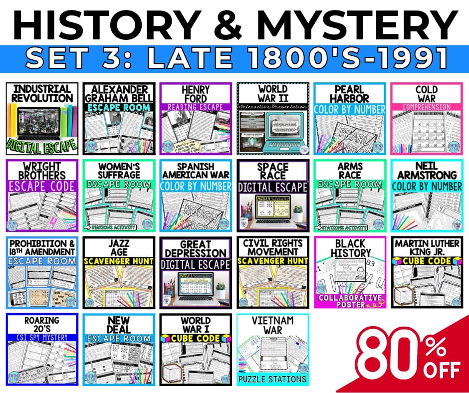 BIG BUNDLE - Set 3 US History