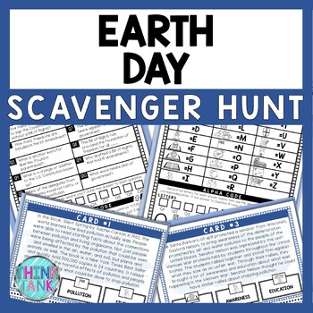Earth Day Scavenger Hunt - Reading Comprehension