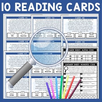 Earth Day Scavenger Hunt - Reading Comprehension - Image 3