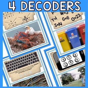 Earth Day ESCAPE ROOM - Reading Comprehension Activity - Image 4