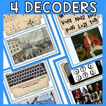 Boston Tea Party ESCAPE ROOM - Reading Comprehension Activity -Revolutionary War - Image 4