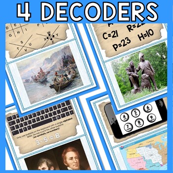 Lewis and Clark ESCAPE ROOM - Reading Comprehension Activity -Westward Expansion - Image 4