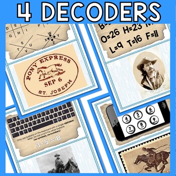 Pony Express ESCAPE ROOM - Reading Comprehension Activity - Image 4