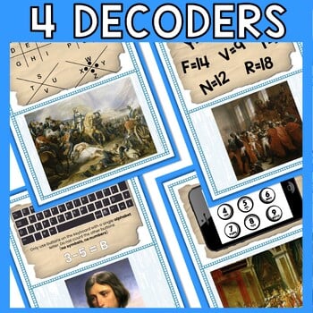 Napoleon Bonaparte ESCAPE ROOM - Reading Comprehension Activity - Image 4