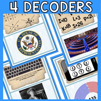 House of Representatives ESCAPE ROOM - Reading Comprehension Activity - Image 4