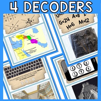 Ancient Mesopotamia ESCAPE ROOM - Reading Comprehension Activity - Image 4