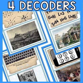 Babylonian Empire ESCAPE ROOM - Reading Comprehension Activity - Mesopotamia - Image 4