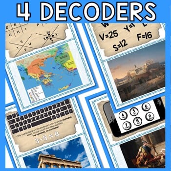 Ancient Greece ESCAPE ROOM - Reading Comprehension Activity - Image 4