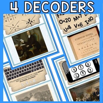 Thomas Paine ESCAPE ROOM - Reading Comprehension Activity - Revolutionary War - Image 4