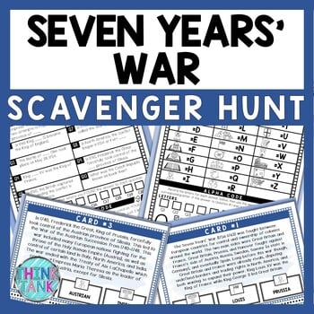 Seven Years' War Scavenger Hunt - Reading Comprehension Activity