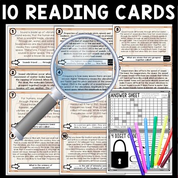 Intro to Sound Scavenger Hunt Reading Comprehension Activity - Image 2