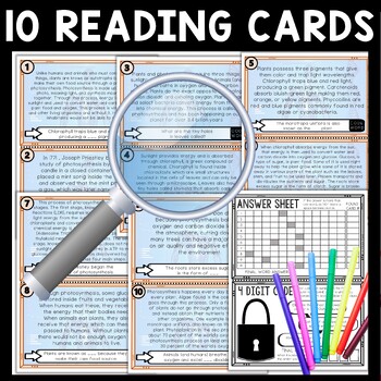 Plants and Photosynthesis Scavenger Hunt Reading Comprehension Activity - Image 3