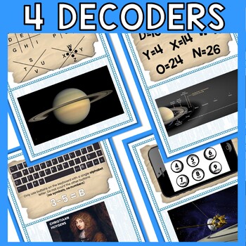 Planet Saturn ESCAPE ROOM - Reading Comprehension Activity - Solar System - Image 4