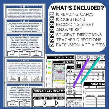 NASA Space Program Scavenger Hunt - Reading Comprehension Activity - Image 2