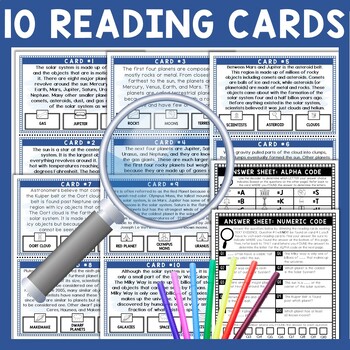 Solar System Scavenger Hunt - Reading Comprehension Activity - Image 3