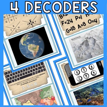 Continents ESCAPE ROOM - Reading Comprehension Activity - World Geography - Image 4