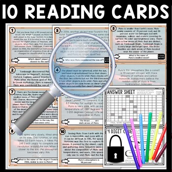 Dwarf Planet Pluto Scavenger Hunt Reading Comprehension Activity - Image 3