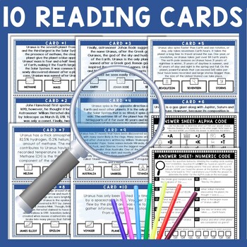 Planet Uranus Scavenger Hunt - Reading Comprehension Activity - Solar System - Image 3