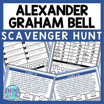Alexander Graham Bell Scavenger Hunt - Reading Comprehension Activity