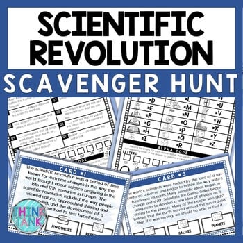 Scientific Revolution Scavenger Hunt - Reading Comprehension Activity