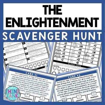 Enlightenment Scavenger Hunt - Reading Comprehension Activity