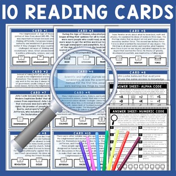 Enlightenment Scavenger Hunt - Reading Comprehension Activity - Image 3